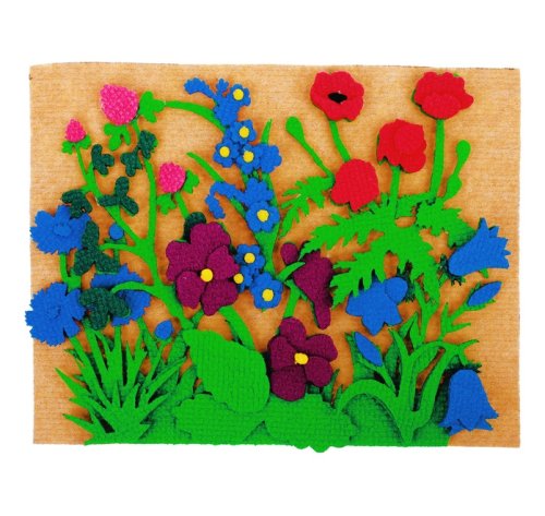 Луговые цветы с игровым полем (10дет) LIP1072