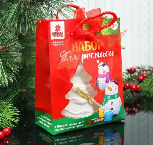 Елочное украшение под раскраску "Елочка"  3462441с