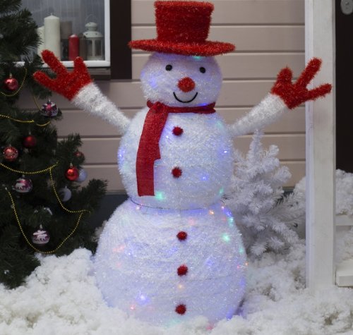 Фигура текстиль "Снеговик" 3661965с