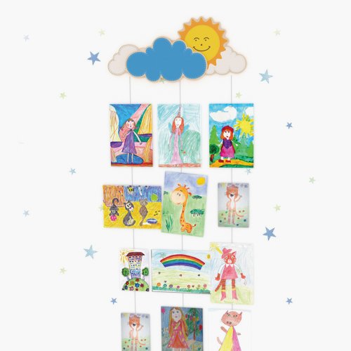 Галерейная система "Солнце с облаками" на 3 троса 39883