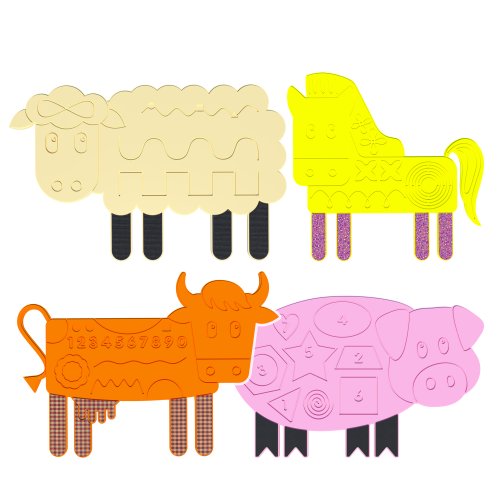 Набор тактильно-развивающих панелей «Ферма» НБФ-100