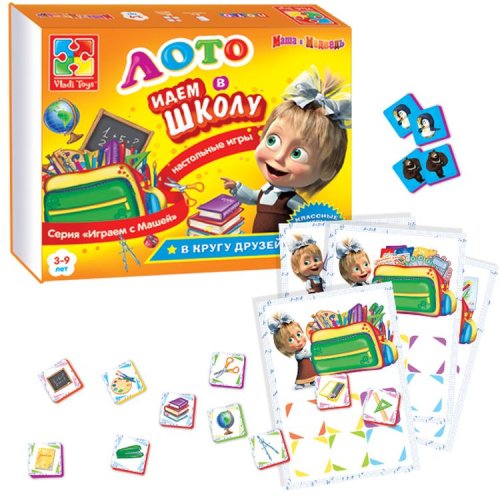 Комплект настольных игр Маша и медведь 9771