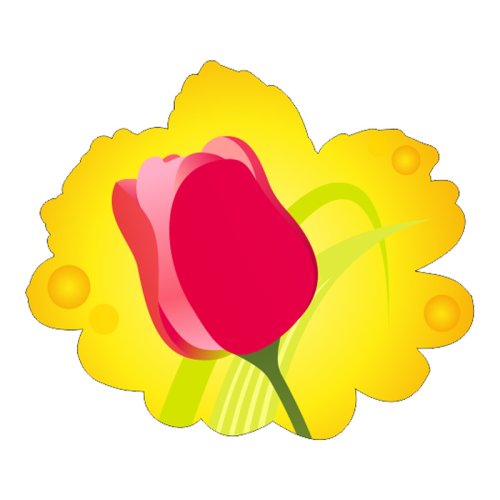 Цветок из набора декораций 8 Марта 5222