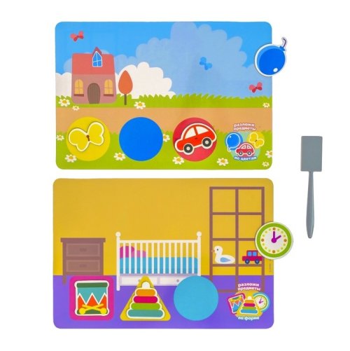 Волшебная магнитная игра "Форма, цвет, узор" 2739993