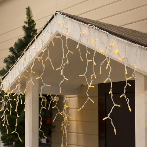 БАХРОМА уличная, УМС, Ш:3м, В:0.6м, Н.Б. 2W Каучук LED(IP65)-160-220V, ЖЕЛТЫЙ    3584208С