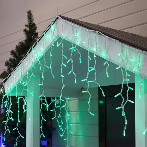 БАХРОМА уличная, УМС, Ш:3м, В:0.6м, Н.Б. 2W Каучук LED(IP65)-160-220V, ЗЕЛЕНЫЙ    3584209С