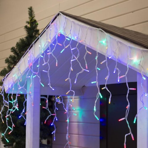 БАХРОМА уличная, УМС, Ш:3м, В:0.6м, Н.Б. 2W Каучук LED(IP65)-160-220V, МУЛЬТИ     2361659С