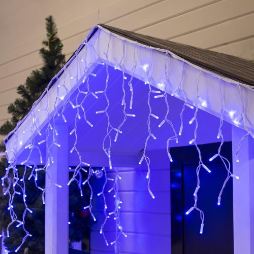 БАХРОМА уличная, УМС, Ш:3м, В:0.6м, Н.Б. 2W Каучук LED(IP65)-160-220V, СИНИЙ     2361660С