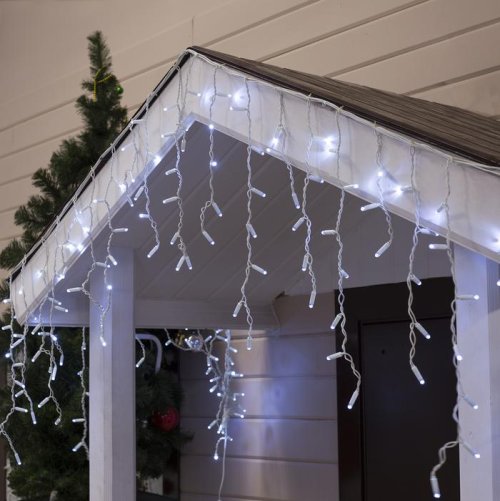 БАХРОМА уличная, УМС, Ш:3м, В:0.6м, Н.Б. 3W LED(IP65-O)-160-220V, БЕЛЫЙ    3584187С