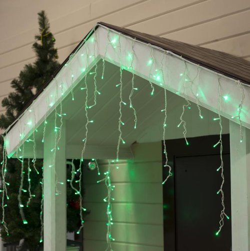 БАХРОМА уличная, УМС, Ш:3м, В:0.6м, Н.Б. 3W LED-160-220V, ЗЕЛЕНЫЙ     1080177С