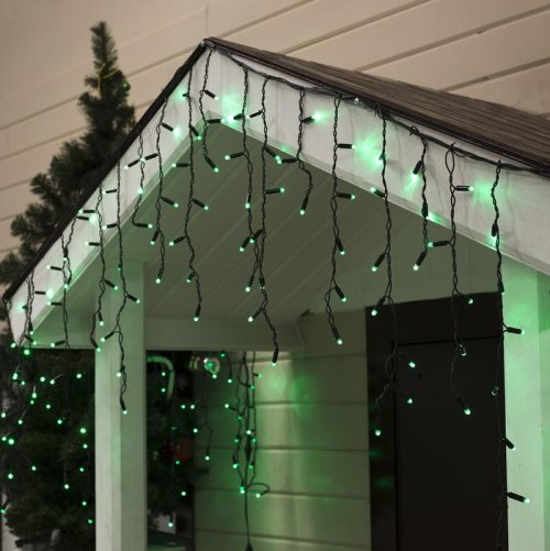 БАХРОМА уличная, УМС, Ш:3м, В:0.6м, Н.Т. 3W LED(IP65-O)-160-220V, ЗЕЛЕНЫЙ    3584198С