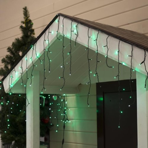 БАХРОМА уличная, УМС, Ш:3м, В:0.6м, Н.Т. 3W LED-160/50-220V, мерцание, ЗЕЛЕНЫЙ    3584180С