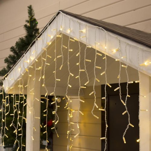 БАХРОМА уличная, УМС, Ш:3м, В:0.9м, Н.Б. 3W LED(IP65-O)-232-220V, Т/БЕЛЫЙ   3584202С