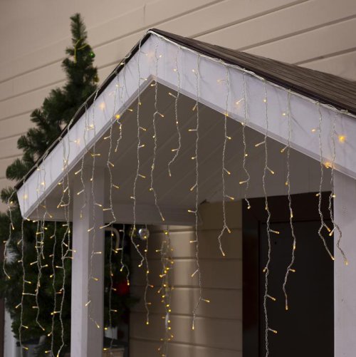 БАХРОМА уличная, УМС, Ш:3м, В:0.9м, Н.С. 3W LED-232-220V, ЖЕЛТЫЙ    3584167С