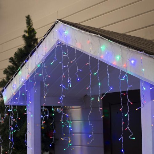 БАХРОМА уличная, УМС, Ш:3м, В:0.9м, Н.С. 3W LED-232-220V, шнур питания, МУЛЬТИ  2361647С