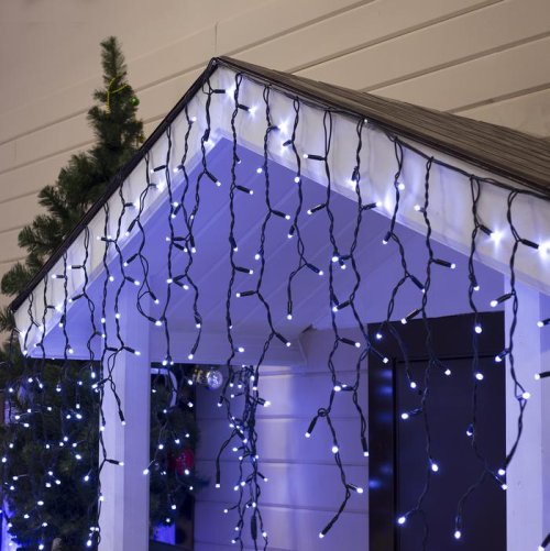 БАХРОМА уличная, УМС, Ш:3м, В:0.9м, Н.Т. 2W Каучук LED(IP65)-232-220V, БЕЛЫЙ     2361669С