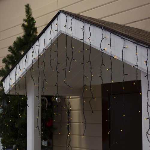 БАХРОМА уличная, УМС, Ш:3м, В:0.9м, Н.Т. 3W LED-232-220V, ЖЕЛТЫЙ    3584164С