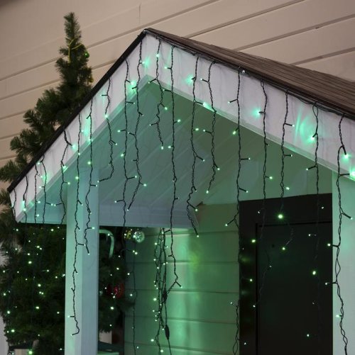 БАХРОМА уличная, УМС, Ш:3м, В:0.9м, Н.Т. 3W LED-232-220V, ЗЕЛЕНЫЙ    3584165С