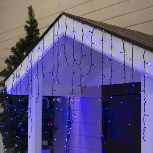 БАХРОМА уличная, УМС, Ш:3м, В:0.9м, Н.Т. 3W LED-232-220V, СИНИЙ     2361656С