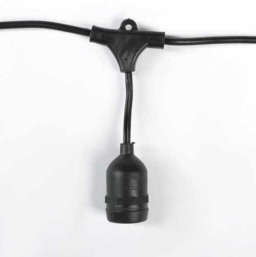 гирлянда "Евро Белт Лайт", шаг 100 см, E27, 2W-УМС, 10 метров, 220 V  2702222С