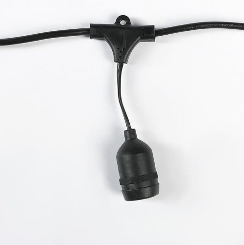 гирлянда "Евро Белт Лайт", шаг 40 см, E27, 2W-УМС, 10 метров, 220 V  2702224С