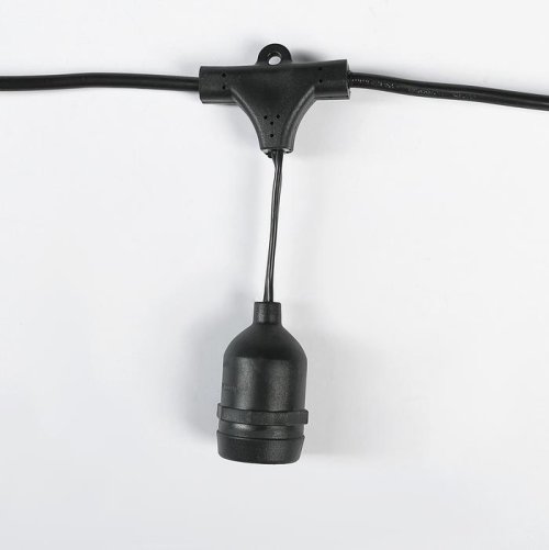 гирлянда "Евро Белт Лайт", шаг 50 см, E27, 2W-УМС, 10 метров, 220 V  2702223С