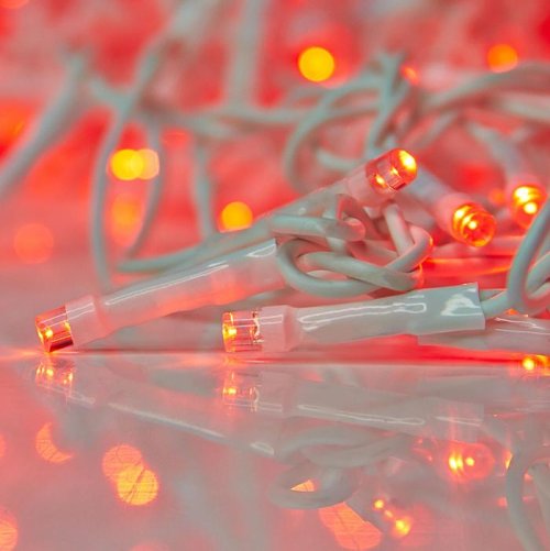 Гирлянда "Занавес" улич. УМС, Ш:2 м, В:3 м, Н.Б. 2W LED-760-220V, БЕЗ контр. фикс КРАСН  1080222С