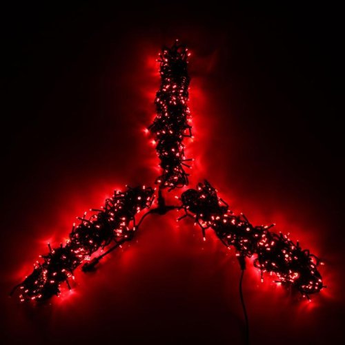 Гирлянда "Клип лайт(Спайдер)" улич. УМС, компл. 3х20 м, Н.Т., LED-600-24В, с транс., КРАСНЫЙ  1586034С