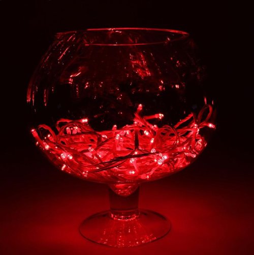 Гирлянда "Метраж" улич. УМС, 10 м, Н.Б., 2W LED-100-24В, БЕЗ контр., КРАСНЫЙ  1586016С