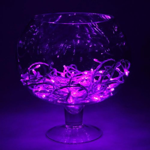 Гирлянда "Метраж" улич. УМС, 10 м, Н.Б., 2W LED-100-24В, БЕЗ контр., ФИОЛЕТ  1586019С