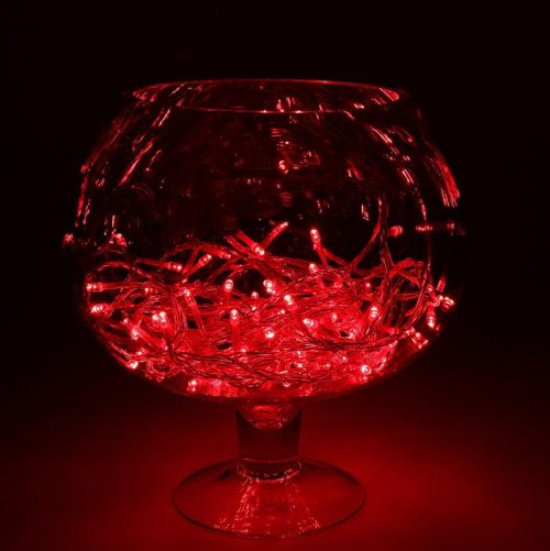 Гирлянда "Метраж" улич. УМС, 10 м, Н.К., 2W LED-100-24В, БЕЗ контр., КРАСНЫЙ  1586027С