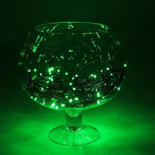 Гирлянда "Метраж" улич. УМС, 10 м, Н.Т., 2W LED-100-24В, БЕЗ контр., ЗЕЛЕНЫЙ    1586003С