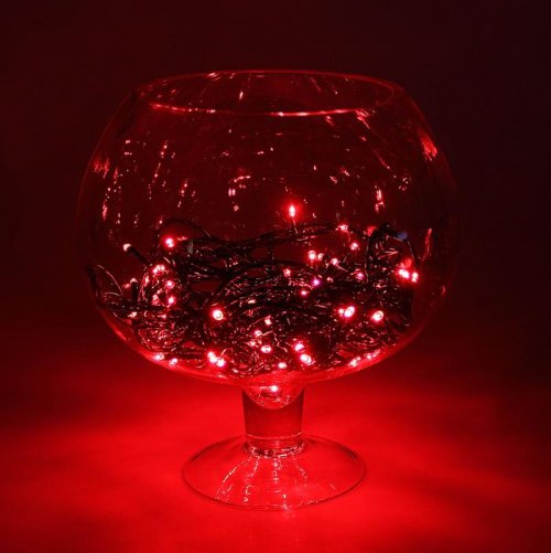 Гирлянда "Метраж" улич. УМС, 10 м, Н.Т., 2W LED-100-24В, БЕЗ контр., КРАСНЫЙ    1586004С