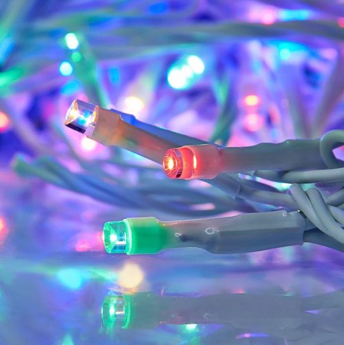 НИТЬ уличная, УМС, 10 м, Н.Б. 2W LED-100-24В, БЕЗ контр. МУЛЬТИ     1586010С