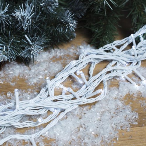 НИТЬ уличная, УМС, Д: 10 м, Н.Б. 3W LED-100-220V, БЕЛЫЙ     1080032С