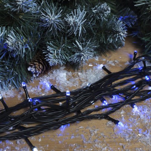 НИТЬ уличная, УМС, Д: 10 м, Н.Т. 3W LED-100-220V, БЕЛО-СИНИЙ     1080030С