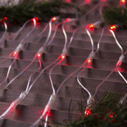 СЕТЬ, уличная УМС Ш:2м, В:1,5м, Н.С. 3W LED-192-220V, КРАСНЫЙ    3556879С