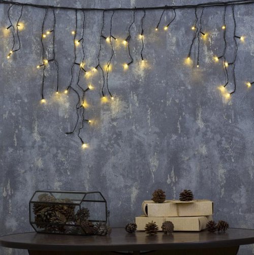 БАХРОМА, Ш:1.8 м, В:0.5 м, Н.Т. LED-48-220V, 8 режимов, Т/БЕЛЫЙ    3556838С