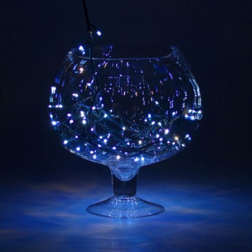 Гирлянда "Метраж" 3.5 м, Н.Т. 50 ламп, 220V, контр. 8 р, СИНИЙ  670994С