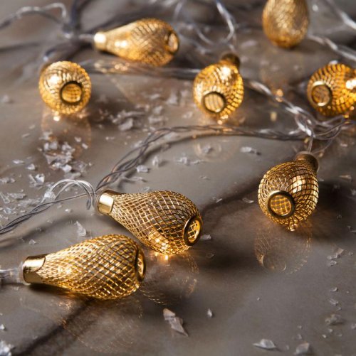 Гирлянда "Метраж" 5 м с насад. “Фонарик сетка”,4,5х2,5 см Н.С. LED-20-220V,  8р, Т-БЕЛЫЙ  2388684С