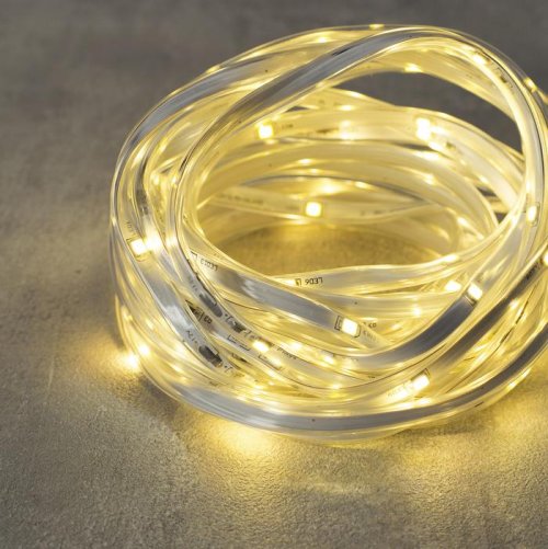 НИТЬ "Яркая лента" 5 м, SMD2835-130/10-12V, мерцание, Б/П в комп.,ТЕП.БЕЛЫЙ    3612327С