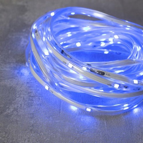 НИТЬ "Яркая лента" 5 м, SMD2835-130/10-12V, мерцание, Б/П в компл., СИНИЙ    3612328С