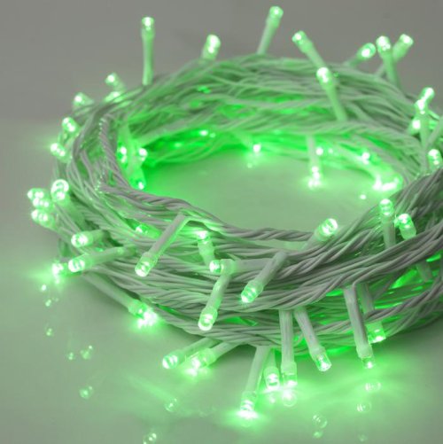 НИТЬ, 10 м, Н.Б. LED-100-220V, 8 режимов, ЗЕЛЕНЫЙ    3556801С