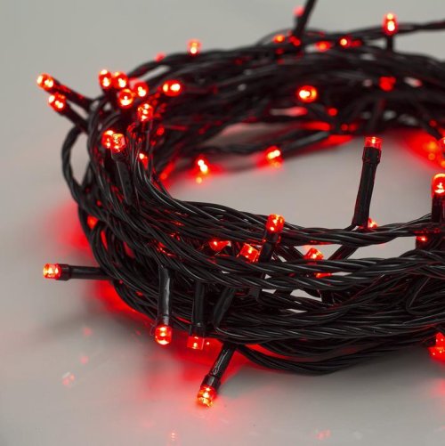 НИТЬ, 10 м, Н.Т. LED-100-220V, 8 режимов, КРАСНЫЙ    3556794С