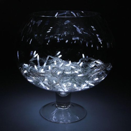 НИТЬ, 10 м. “Игла”, Н.С. LED-100-220V, 8 режимов, БЕЛЫЙ        1080521С