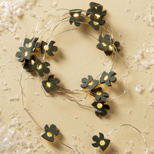 НИТЬ, 2 м, "Роса", с насад, "Ангел синий", LED-20-3V, 2*АА (не в компл), фиксинг, Т/БЕЛЫЙ     3667535С