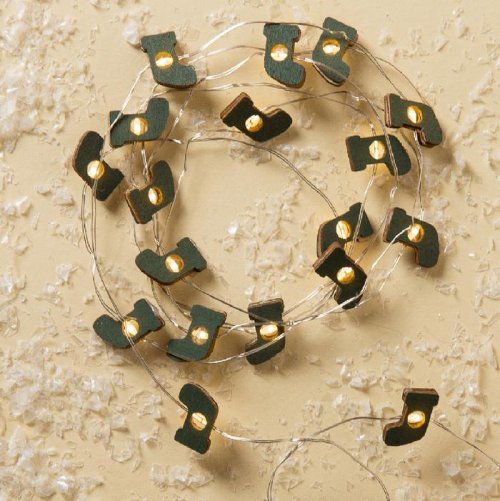 НИТЬ, 2 м, "Роса", с насад, "Носок синий", LED-20-3V, 2*АА (не в компл), фиксинг, Т/БЕЛЫЙ     3667514С