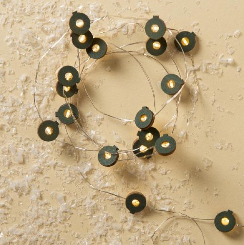 НИТЬ, 2 м, "Роса", с насад, "Шарик синий", LED-20-3V, 2*АА (не в компл), фиксинг, Т/БЕЛЫЙ     3667520С