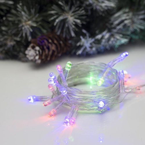 НИТЬ, 2.5 м, Н.С. LED-25-220V, моргает, МУЛЬТИ(RG/RB)     1080342С