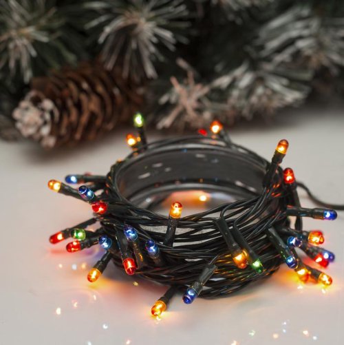 НИТЬ, 3.5 м, Н.Т. 50 ламп, 220V, 8 режимов, МУЛЬТИ (упаковка микс)     670992С